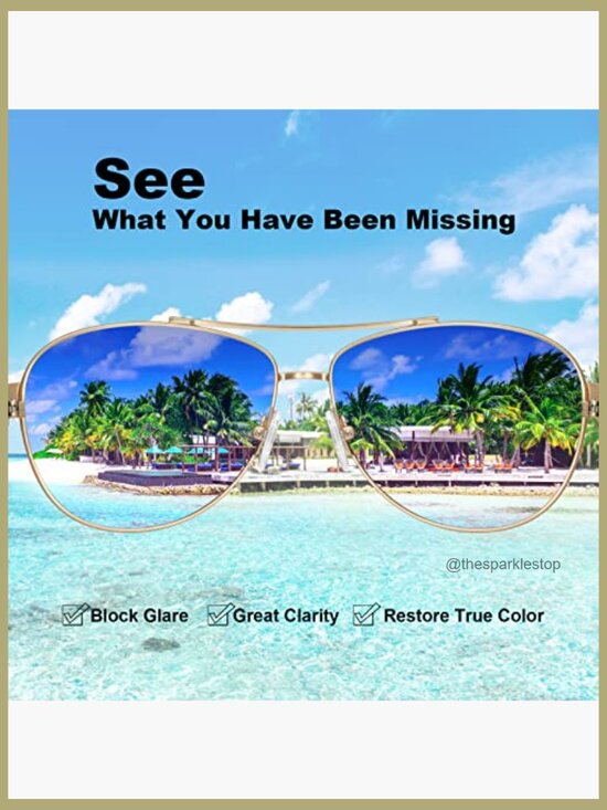 Polarized Sunglasses UV Protection Metal Frame Ultra-Lightweight Driving Glasses main image 4
